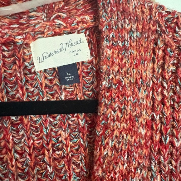 Universal Thread Red Cardigan Sweater - Picture 2 of 2